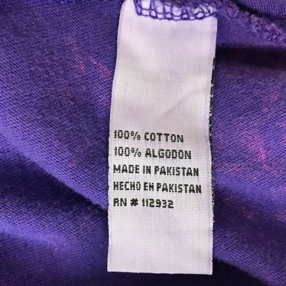 Newport Rhode Island Tie Dye Acid Wash Purple T-Shirt Anchor Graphic Top - Picture 9 of 9